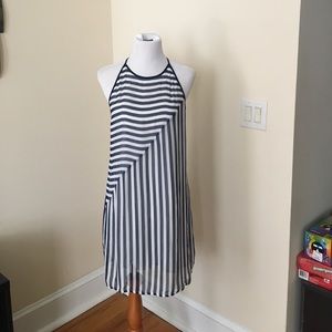 Cooperative Nautical Blue and White Stripe Dress
